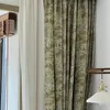 Curtain Customized Blackout Curtains French Romantic Retro Cotton And Linen Finished Bedroom Living Room Balcony Fabric