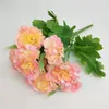 Dekorative Blumen künstliche Nelke wie echte Seidenbrauthochzeitsstrauß Accessoires Gradern Dekorationen für Häuser Vase