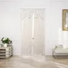 Tapestries 80x150cm Macrame Curtain Wall Hanging Tapestry Boho Handwoven Perfect Door For Bedroom Wedding Decor