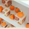 5pcs bougies bougies orange aromathérapie de mariage en gros avec cadeau à la main