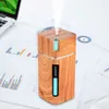 Nouveau grain de bois créatif L1 pour la voiture de ménage mini aromathérapie aromathérapie Air Night Light Atomisation Humidificateur