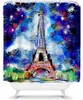 Tende da doccia Eiffel Tower Tenda decorazione per bagno arte