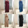 Femmes Hooded Muslim Hijab Robe Eid Prayer Garment Jilbab Abaya Long Khimar Couverture complète Ramadan robe Abayas Islamic Clothing 240508