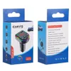 F5 Car MP3 Reprector Bluetooth Receptor USB Flash Atmosphere Light Car Mp3 Cigarrillo de cigarrillo con caja