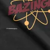 T-shirt maschile Bazinga The Big Bang Theory T-shirt Mens Cotton vintage TS Crewneck T-shirt harajuku Topt Top T240510