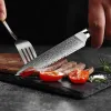 Premium Damascus Steel 1-4 PCS Steak Knife Ultra Sharp Kitchen Dinner Knife 5 Inch Straight Edge Blad Triple Rivet Steak Knife