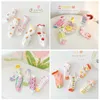 Chaussettes pour enfants 5 paires d'emballages 1-12 y 2023 printemps / été fine fleur de cerise de fleur bébé