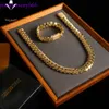 Choker Custom Link Gold 20mm Miami Cuban Chain Collier