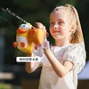 Söt Duck Electric Water Gun Automatisk stor kapacitet Högtryck Vatten Spray Summer Childrens Outdoor Beach Games Water Toys 240509
