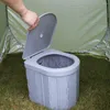 Tende e rifugi toilette portatile per campeggio comodo piegatura montata sull'auto con tenda per viaggio per adulti vasino a prova di odore non slip