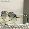 Counter Quality DITA Sunglass z logo Dita Machseven Mężczyźni Designerskie okulary przeciwsłoneczne Metal Gold Framed Business Sport Style Oryginał z logo marki