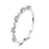 Luxo Platinum Pt950 Rings for Women Diamond Ring Children Wedding Fine Jewelry Presente para Friend 240428