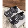 2023 Top Brand 3xl Sneakers Dad Shoes Coupages Sneakers Track 9 9.0 Retro Casual Black Blanc Jaune Jaune en nylon Nylon CHARGEUR Personnalités Runner Sports Orignal Box