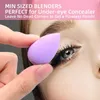 Latex-vrije zachte make-up applicator aangepast logo schoonheid make-up blender spons schoonheid roze spons