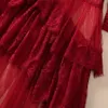 409 XXXXL 2024 MILAN RUNWAY SURES Spring Crew Szyj Silk Silk Mid Mid Calf Róż Solid Marka Sukienka dla kobiet w stylu Modna wysokiej jakości sh