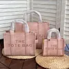 Top de calidad The Leather Tote Bag Bags Beach Women Lady Candy Pink Handbody Crossbody Full Mini Micro Small Luxury Genuine Leathers Canvas