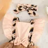 Robes de fille Robe set pour enfants nouveau-né 6 - 36 mois de style manche papillon tulle léopard princesse robes formelles ootd pour bébé girll2405