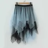 Юбки мода летние пачка женская юбка харадзюку из тюля.