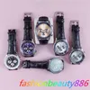 Designer Watch Mens Watch Luxury Quartz Wristwatch Fashion Navitimer Chronograph Sapphire Glass Fashion Montre de Luxe Black Brown Leather Strap SB046