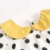 Rompers Sanlutez katoen zomer baby strakke passende korte mouwen babykleding zoete polka dots model2405
