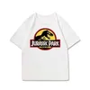 T-Shirts 2023 Hot Movie Jurassic Park Geburtstagsgeschenk 2-9. T-Shirt Funny Dinosaur T-Shirts Jungen T-Shirts Kinderkleidung Tops Name Custom T240509