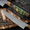 Octagonal Handle Chef Knife Japanese 8 inch 67 Layer Damascus VG-10 Steel Kitchen Knife Pro Sharp Cooking Knife slicing knife