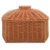 Mugs Woven Basket For Kitchen Egg Storage Baskets Organizing Hamper Multi-functional Bread Supply Food Weave With Lid