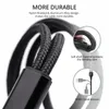 2 In 1 Micro USB Cable Type C Cables Fast Charge Charger Cable Tablet Phone Charge Cord 2in1 Nylon Braided Mobile Android Wires