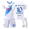 Soccer Jerseys Men's Tracksuit New Saudi Al-Nassr FC Football Shirt Home / Away Stadium No.7 Ronaldo Adult Children's Soccer Jersey Children's Set
