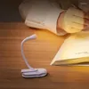 Tischlampen 1pc Schutz Flip Book Clip-on für Reisen Kunststoff Mini Leichtes Schlafzimmer Lesen verstellbar
