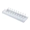 Kitchen Storage Plate Drying Rack Stainless Steel Space Saving Organizer Dinner Holder For Home Drawers Cabinet Cupboard