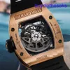 RM MECHANICAL WRIST Watch Series RM029 Hollow Date Display Fashion Single Table