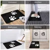 Tapijten hondenpatroon portier anti-slip ingang keuken badkamer deur vloer matten huisdier garage tapijt woonkamer tapijt voetpad