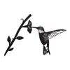 Décorations de jardin 1/2 / 3pcs Hummingbird Metal Decoration Bird Decor