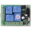 Remote Controlers DC 12V Wireless Relay Switch 4 Channel 433Mhz Transmitter With Receiver Momentary