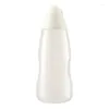 Förvaringsflaskor 300/500 ml Squeeze Satsment Bottle Wide Mouth Mouth för smaktillsatsläckfast påfyllningsbar behållare