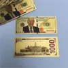 Banknote Trump 45th Président 2024 Donald of American Gold Foil Bill US Dollar Bill Fake Fake Money Party Supplies