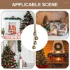Fournitures de fête décor de Noël Bells Rope Bell Pendant rétro Cowbell Home Decoration Mur suspendu vieux fer