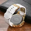 Нарученные часы Двойное время показывают высококачественные спортивные часы для мужчин Cagarny Brand Brand Business Начатые часы Relogio Masculino Relojes Hombre