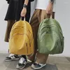 Рюкзак Myvision 2024 Высококачественные желтые рюкзак модные мальчики девочки универсальный отдых в школьных сумках для молодых учеников