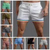 Mens shorts Solid Rainbow Printing Shorts Double Pocket Waist Loose Basketball Pants Casual Shorts Gym Running Training Shorts 240513