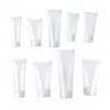 Garrafas de armazenamento 5pcs 15-100 ml Mangueiras de plástico transparente Mangueira cosmética vazia para lotes de shampoo de creme para as mãos