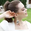 Stud Earrings Handmade Boho Seed Bead Women Statement Fringe Drop Jewelry