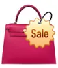 Designer di migliori donne Kaolliy Borsa 28 Sellier Rosa Extreme Pink Epsom Gold Hardware Borsa di alta qualità Pratica Daily Pratica grande capacità