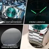 Orologi da polso orologi luminosi ultra-sottili orologi da uomo impermeabile a strisce in gambita multifunzione orologi da polso relogio masculino