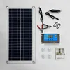 1000W solpanel 12V Cell 10A100A -styrenhet för telefon RV -bil MP3 -padladdare utomhusbatteriförsörjning 240430