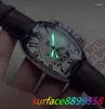Montre-bracelets Top Men's Watches Tourbillon Automatic Quartz 3bar Afficher Watch For Men Frank-Mule Mechanical Wristwatch