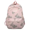 Ryggsäck est unisex rosa stor kawaii skolväska för tonåring flickor elev bok bagpack kvinnor resväskor mochila bolsa