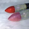 Bling Lipstick Tumbler Настройка названия стая столовой термос чашка 17 унций формы помады из нержавеющей стали кофейки 240507