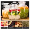 Storage Bottles Pickle Glass Container Bottle Jar Kitchen Grain Holder Random Style Mason Jars